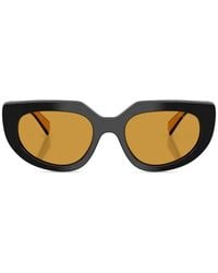 Prada - Occhiali Da Sole Geometrici - Lyst