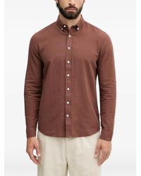 Lindbergh - Button-Down Long-Sleeve Shirt - Lyst
