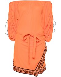 Rabanne - Robe Courte À Taille Ceinturée - Lyst