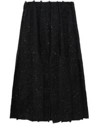 Simone Rocha - Pleated Metallic-Details Midi Skirt - Lyst