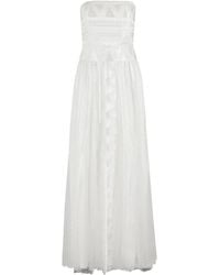 ERMANNO FIRENZE - ストラップレス マキシドレス - Lyst
