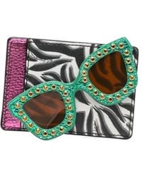 Kurt Geiger - Zebra-Print Sunglasses-Appliqué Card Holder - Lyst