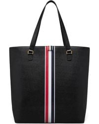 Thom Browne - Rwb-Stripe Tote Bag - Lyst