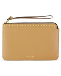 Isabel Marant - Leather Oskan Flat Pouch - Lyst