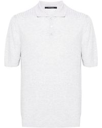 Tagliatore - Park Fine-knit Polo Shirt - Lyst