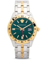 Versace - Greca Time Gmt 41Mm Watch - Lyst