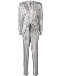 Combi Pantalon De Mélangée Lyst Lamé En Zuhair Soie Murad D9YeH2IWEb