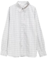 Willy Chavarria - Os Ls Veterano Check-Pattern Button-Down Shirt - Lyst