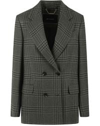 Kiton - Blazer Croisé À Carreaux - Lyst