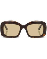 Tom Ford - Venetia Metal-Detail Sunglasses - Lyst