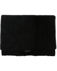 Saint Laurent - Ribbed-knit Ribbed Scarf - Lyst
