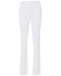 Patrizia Pepe - Structured Straight-Leg Trousers - Lyst
