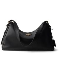 Prada - Large Calf Leather Aimée Shoulder Bag - Lyst