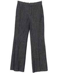 DRYKORN - Logo-Patch Wide-Leg Jeans - Lyst