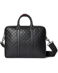 Gucci - Large Gg Briefcase - Lyst