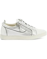 Giuseppe Zanotti - Nicki metallic sneakers - Lyst
