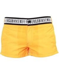 Bikkembergs - Logo-Waistband Swim Shorts - Lyst