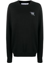 Off-White c/o Virgil Abloh 'Paper Clip Arrows' Sweatshirt - Schwarz