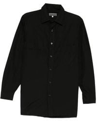 Yohji Yamamoto - Chain-Stitch Double-Collar Shirt - Lyst