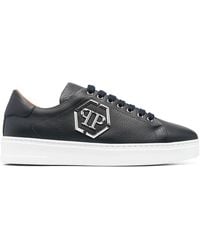 Philipp Plein - Leather Low-Top Sneakers - Lyst