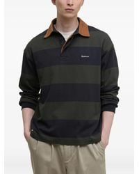 Barbour - ロゴ ストライプ ポロシャツ - Lyst