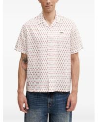 Lacoste - X Roland Garros Tennis-Racket-Print Shirt - Lyst