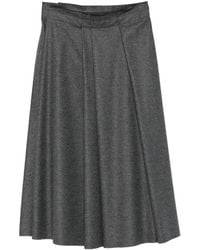 Sofie D'Hoore - Pleated A-Line Midi Skirt - Lyst