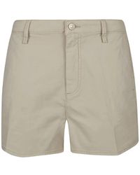 7 For All Mankind - Zip-Fastening Denim Shorts - Lyst