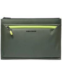 Piquadro - Water-Resistant Clutch Bag - Lyst