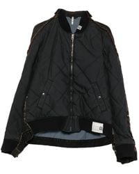 Maison Mihara Yasuhiro - Quilted Panel Denim Jacket - Lyst