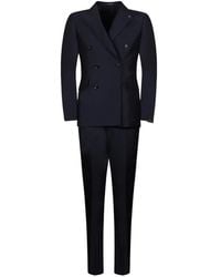 Tagliatore - Double-Breasted Wool Suit - Lyst