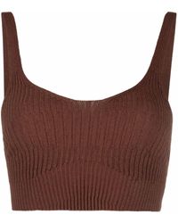 Aeron - Joan Rib-Knit Crop Top - Lyst