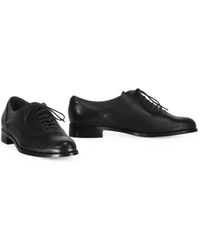 Alberta Ferretti - Lace-Up Leather Shoes - Lyst