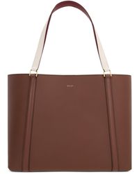 Bally - Code Leather Tote Bag - Lyst