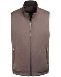 Moorer - Fioresi-Wk Reversible Zip-Fastening Gilet - Lyst