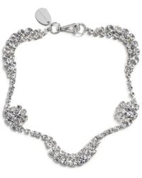 Simone Rocha - Scalloped Sepal Crystal Necklace - Lyst