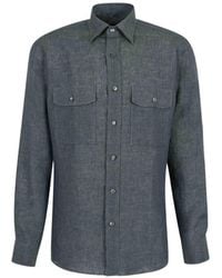 Brioni - Chest-Pocket Button Shirt - Lyst