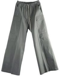 Rick Owens - Drawstring-Fastening Cargo Pants - Lyst