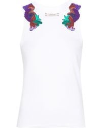 Dorothee Schumacher - Bead-Embroidered Tank Top - Lyst