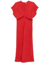TOTEME - Jurk Met Gedrapeerde Taille - Lyst
