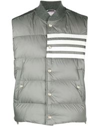 Thom Browne - 4-Bar Matte Nylon Down Vest - Lyst