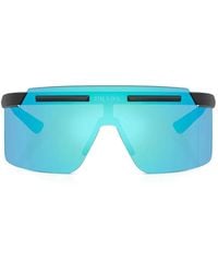 Prada Linea Rossa - Shield-Frame Sunglasses - Lyst
