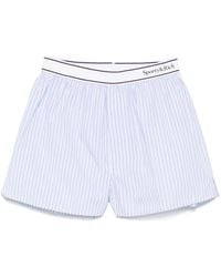 Sporty & Rich - Logo-Waistband Shorts - Lyst