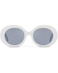 Dolce & Gabbana - Logo-Embossed Round-Frame Sunglasses - Lyst