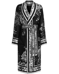 Dolce & Gabbana - Floral Belted Robe - Lyst