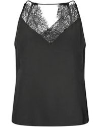 Rabens Saloner - Lace-Trim Top - Lyst