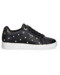 Guess - Bonitah Stud-Embellished Sneakers - Lyst