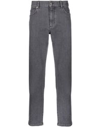 Zegna - Mid-rise Straight-leg Jeans - Lyst