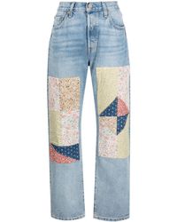 Levi's Jeans dritti 501 '90s patchwork - Blu