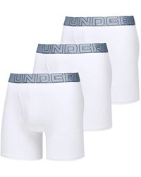 Under Armour - Set De Tres Bóxeres Con Logo - Lyst